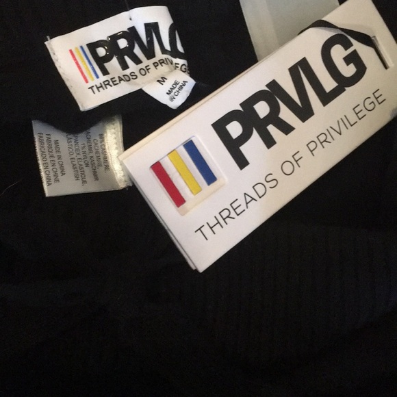 Black Women's Joggers with Colorful Stripes - Picture 3 of 6